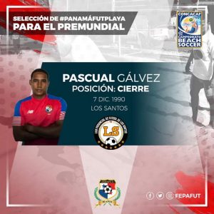 Gálvez de 26 años decidió mantenerse en la Selección de Fútbol Playa de Panamá.  Foto/ FEPAFUT